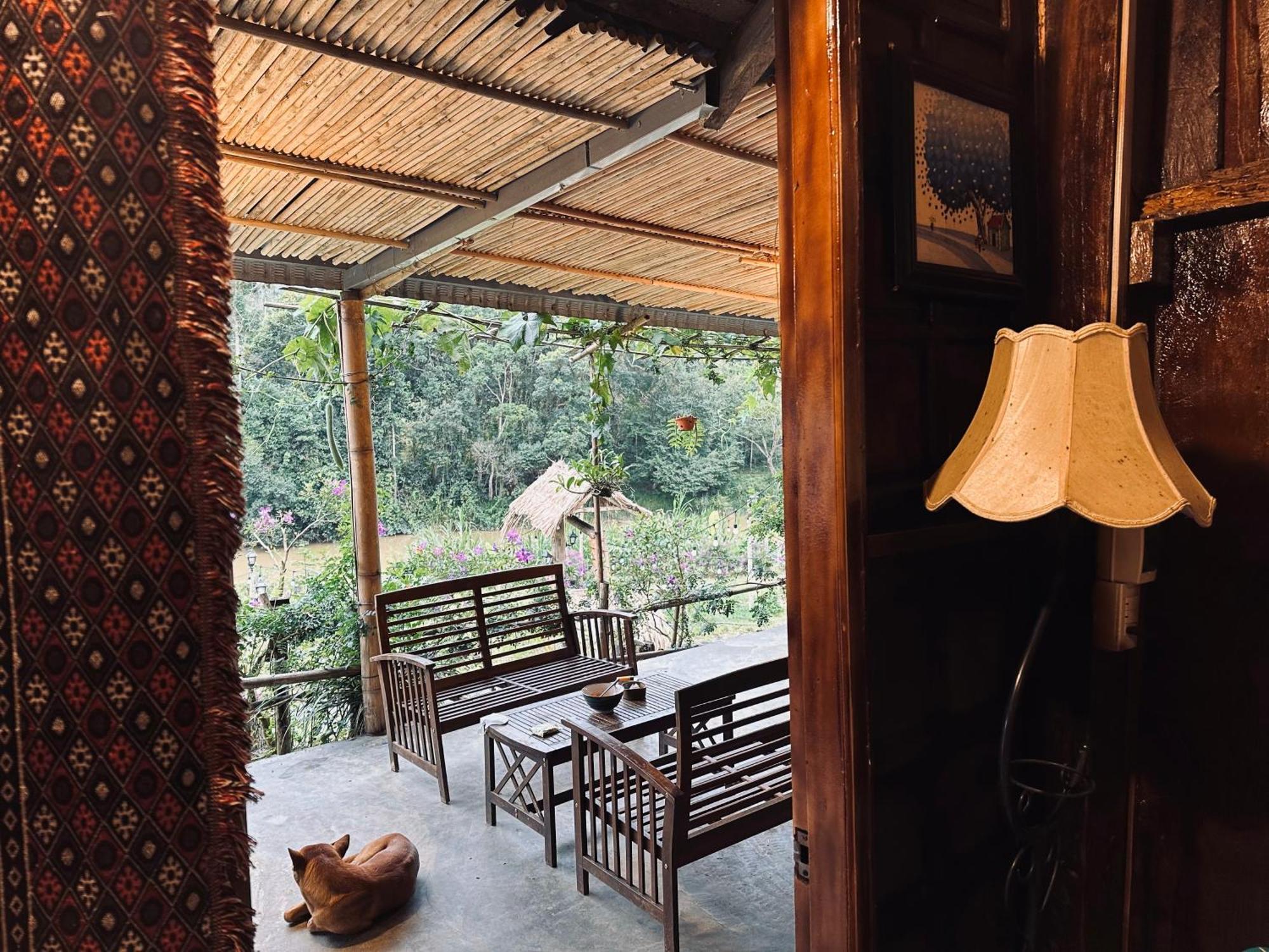 Coi Nguon Farm Glam Mang Den Hotel Kon Von Kla Eksteriør billede